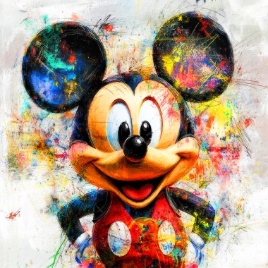 Schilderij Mickey Mouse